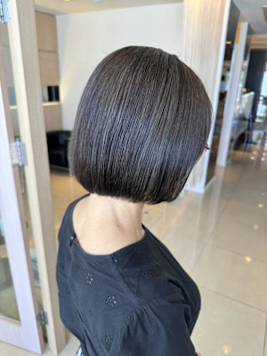 白髪ぼかし赤み消しカラー  /コノミ.