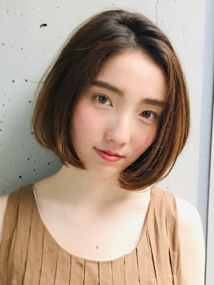 大人フラットボブ