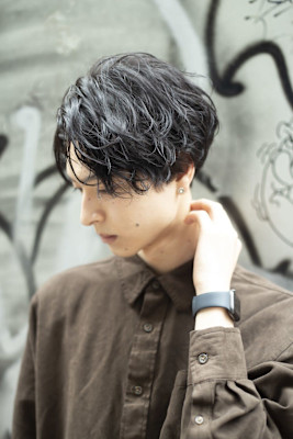 メンズヘアスタイル　メンズヘアカラーメンズパーマ