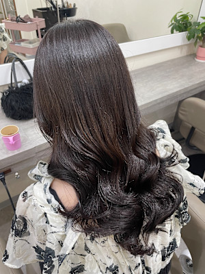 {韓国風パーマ}コテで巻いたようなカール感をパーマ再現！！