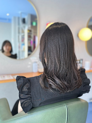 #こなれミディ　#くびれヘア　#大人ガーリー