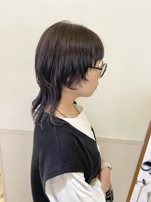 ショートウルフカット 