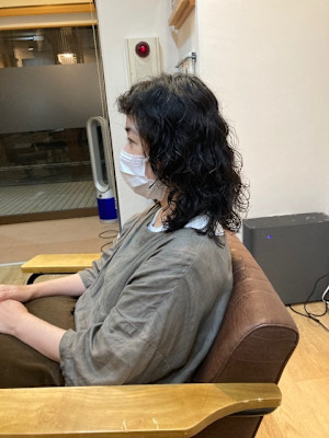 お客様髪質改善データ1428（スパイラルパーマ）