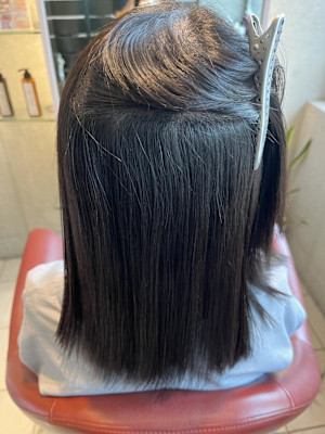 髪質改善ストレート
