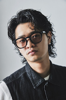 ボブウルフ/ウルフ/波巻きパーマ