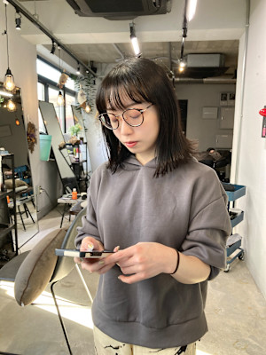 艶髪☆切りっぱなしボブ【高田馬場　lok】