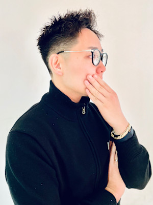 【サッパリ】メンズベリーショート×ツイストパーマ