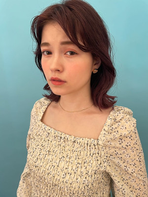 理想の波巻きウェーブをパーマで再現