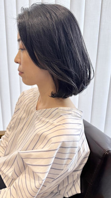 小顔ナチュラルボブ