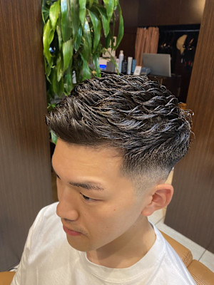 アイロンパーマ