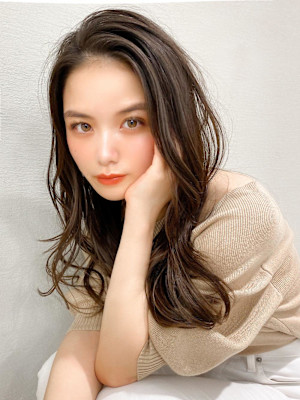 30代/40代/レイヤーカット/前髪/イメチェン/韓国ヘア