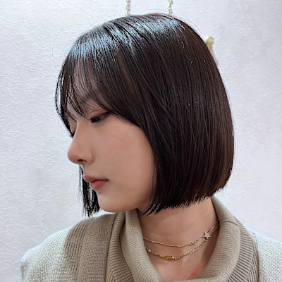 10代20代切りっぱなしボブショートヘアくびれボブ天神大名