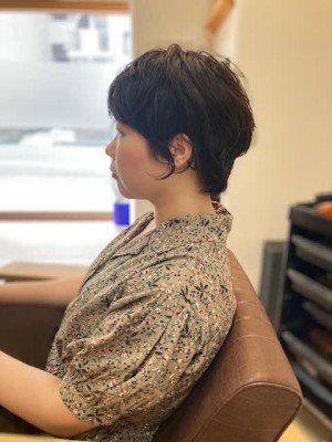 お客様髪質改善データ1438（ショートボブ）