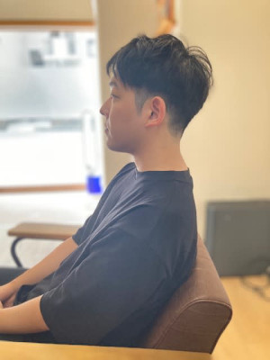 お客様髪質改善データ1439（メンズショート）