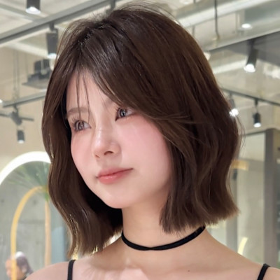 韓国ボブ　レイヤーボブ　タッセルボブ　タンバルモリ