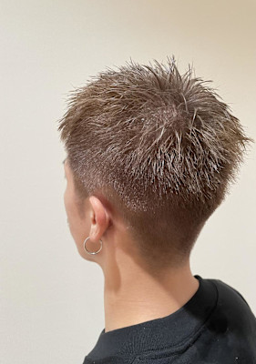 メンズカット/ベリーショート/ダブルカラー