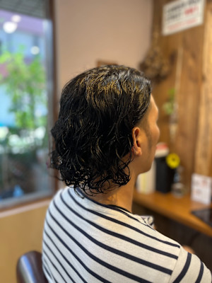 刈り上げボブ×パーマ【代々木上原】