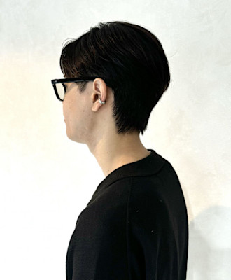 韓国楓菜ワンホンヘアー・センターパートショート