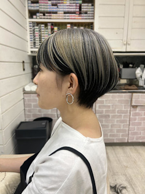 fleur岩政/マッシュショート/30代40代/薬院