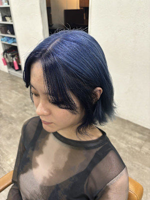 ブルーフェイスフレーミング水色ペールブルーネイビーブルー池袋