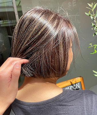 ボブ×ハイライト