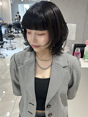 ふんわりミニウルフ/ブルーブラック