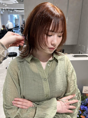 ミディアムウルフ/オレンジブラウン