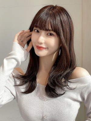 30代/40代/レイヤーカット/前髪/イメチェン/韓国ヘア