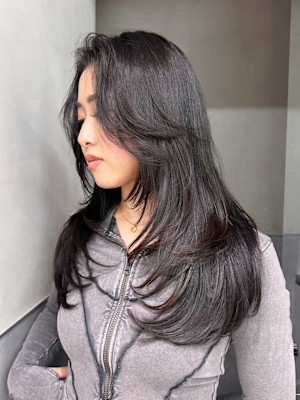 エモージュ美髪グレージュカラー_ba487871