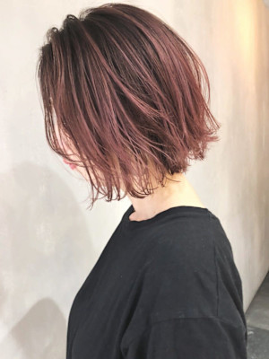 ピンクアッシュグラデーション_ba220582