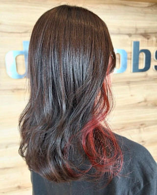 レッドインナーカラー