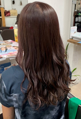 ナチュラルベージュ×ゆるふわロング