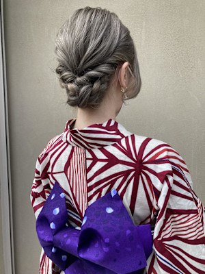 浴衣ヘアアレンジ
