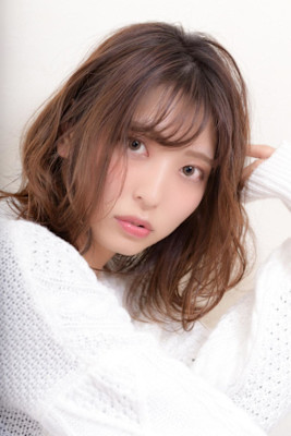 ★小顔前髪イメチェンくびレイヤーカットアンブレラカラー透明感