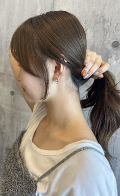 顔周りカット/韓国風ヘア