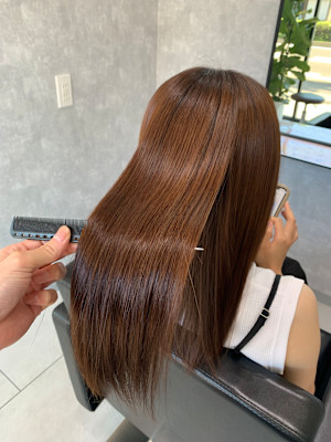 縮毛矯正【髪質改善/酸性ストレート/髪質改善トリートメント】