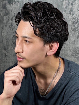 大人ビジネスパーマ