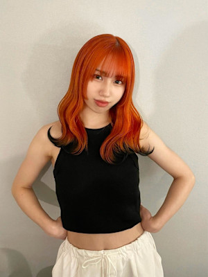 キツネカラー/オレンジカラー/ハイトーン/ブリーチ