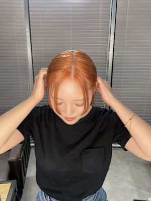 オレンジカラー/オレンジベージュ/ハイトーン/ブリーチ