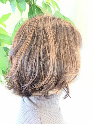 白髪ぼかしハイライト