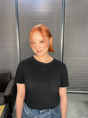 オレンジカラー/オレンジベージュ/ハイトーン/ブリーチ