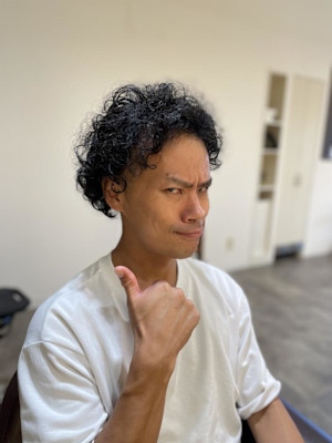 大泉洋っぽいパーマ