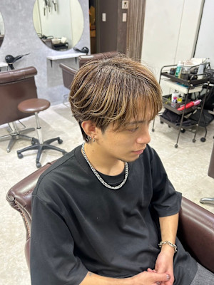 メンズハイライト、ブリーチカラー