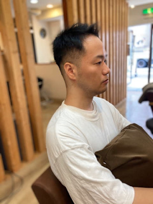 お客様髪質改善データ1445（アップバングショート）