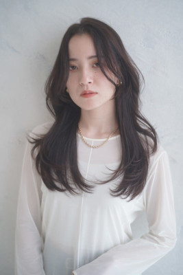 91レイヤーシアーカラー小顔2wayバング韓国風髪質改善美髪