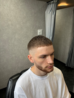 長め坊主フェード