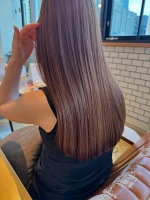 超明るめピンクベージュ／スーパーロングレイヤー