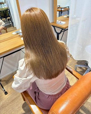 ブリーチなしハイトーンカラー髪質改善トリートメント