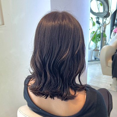 カシスカラー＋ゆるふわ巻き♫