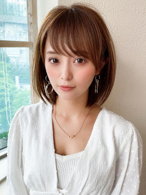 30代/40/小顔/前髪/イメチェン/ショートボブ/髪質改善